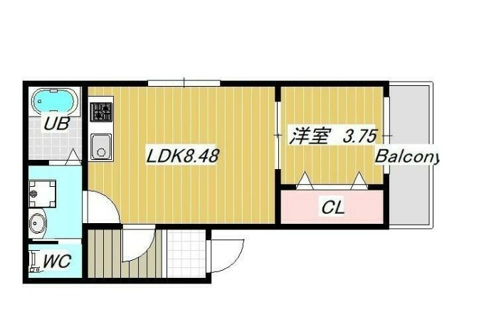 Belle　terrace　ベルテラスの間取り