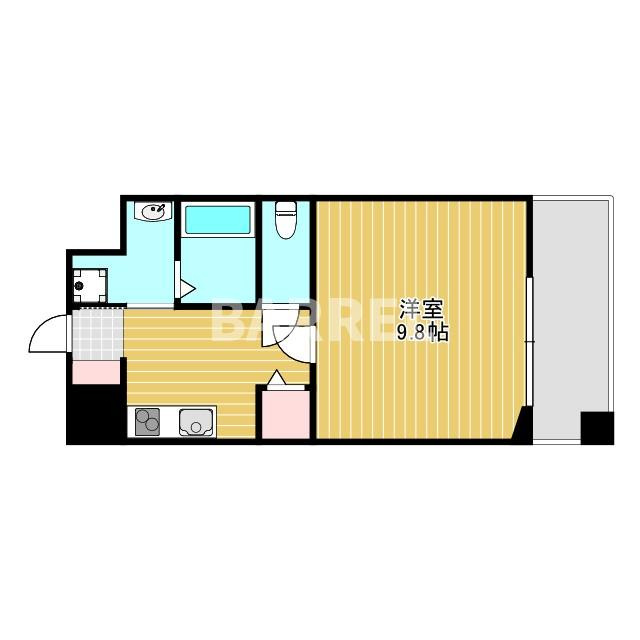 ラフィネ豊中南の間取り