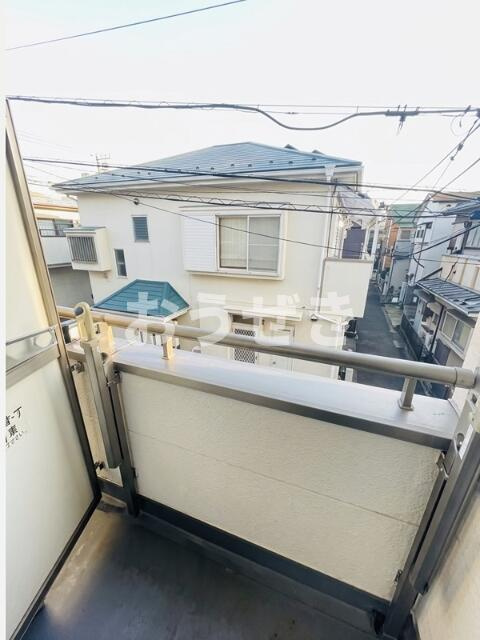 クオリア横浜大口のバルコニー