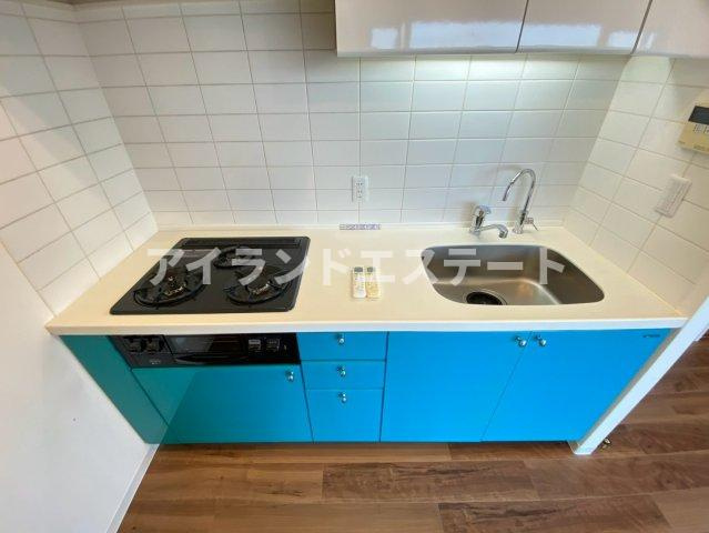 LANAI CLASSIC TOWER GARDEN VIEW　浴室乾燥機　通風良好　床暖房のキッチン