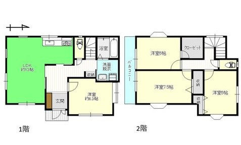 皆実町5丁目の間取り