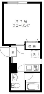 【間取り】 | アパルトメント代沢 | 間取りです。
