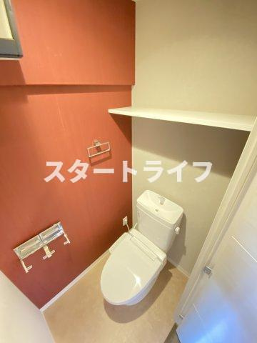 大阪市淀川区東三国４丁目の賃貸マンションのトイレ
