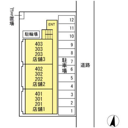 エクセレントKの区画図
