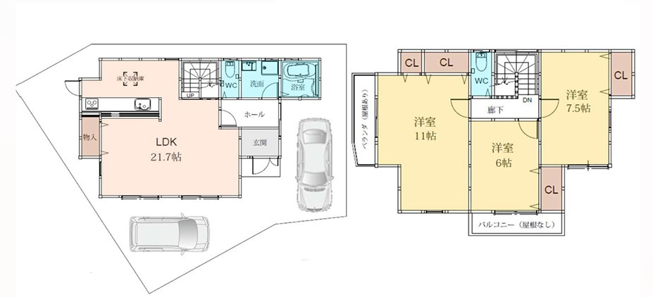 薪堀切谷戸建て