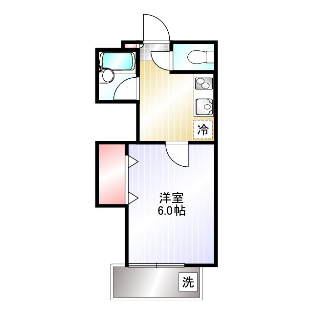 西東京市柳沢５丁目の賃貸マンションの間取り