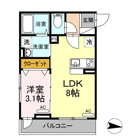 ラウェル大森の間取り