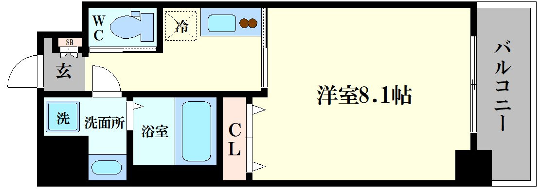 エグゼ大阪ベイの間取り