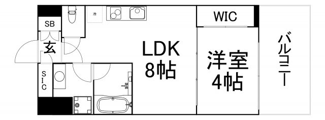 【間取り】 | ブエナビスタ梅田ノース