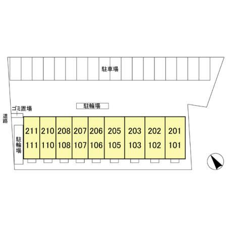 エスポワール緑が丘の区画図