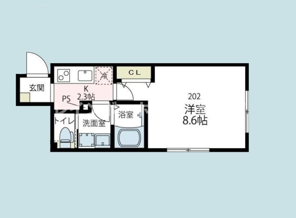 Casa Brezza※初期費用分割後払いサービス利用可能物件の間取り
