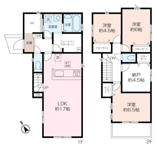 小矢部1丁目 新築分譲住宅 全3棟の画像