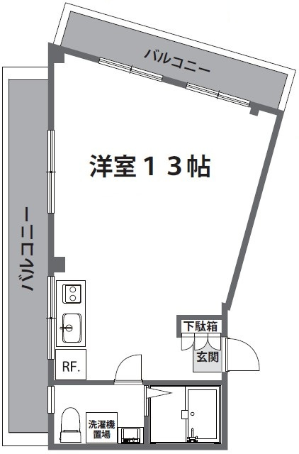 レオノーレ雪谷の間取り|間取りです。