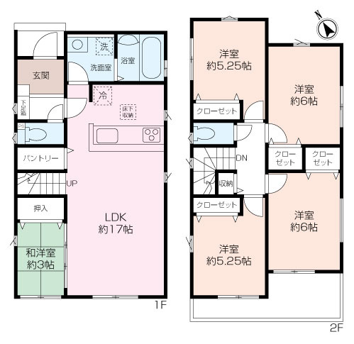 小矢部1丁目 新築分譲住宅 全3棟の画像