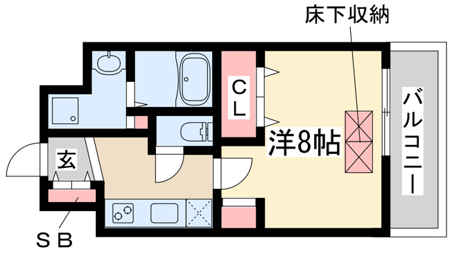 【間取り】 | スプランディッド新大阪DUE