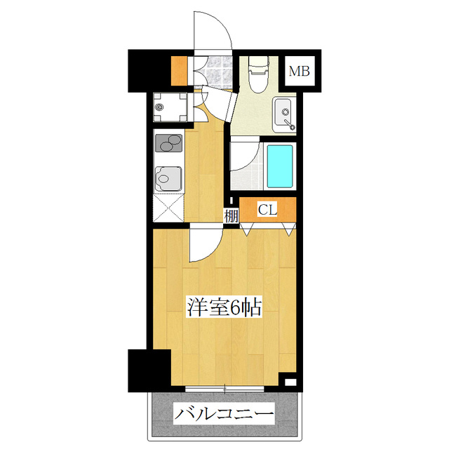 プレール・ドゥーク東京ＮＯＲＴＨⅡの間取り|バス・トイレ別☆使いやすい間取りです♪
