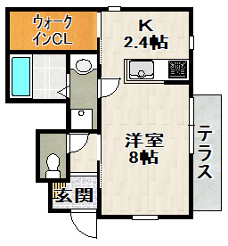 マ・メゾン川西の間取り