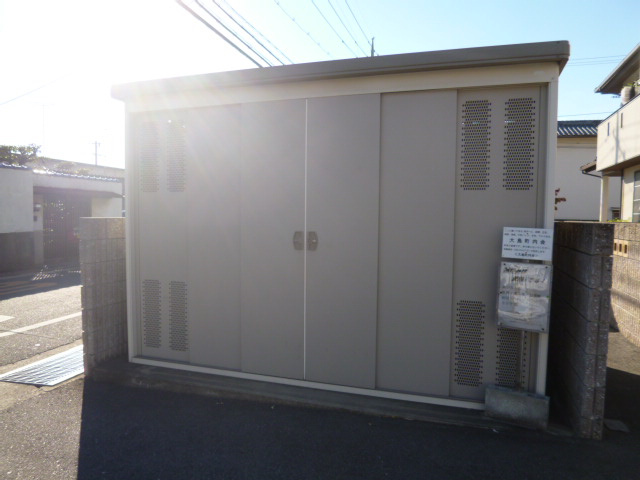 フォンティーヌＢのその他共用部分|敷地内専用ゴミステーション