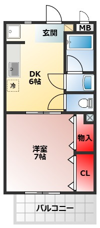 【間取り】 | フローラ北花田
