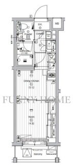 【間取り】 | ＰＲＥＭＩＵＭ　ＣＵＢＥ　世田谷＃ｍｏ