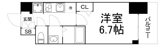【間取り】 | プレサンス谷町九丁目ディセオ
