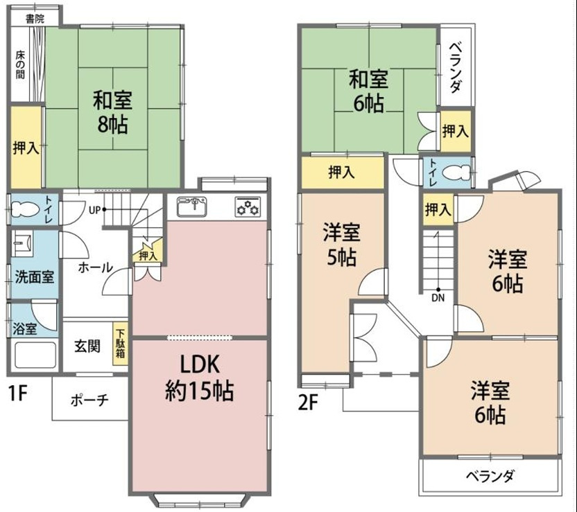 高石市加茂２丁目３-14の間取り