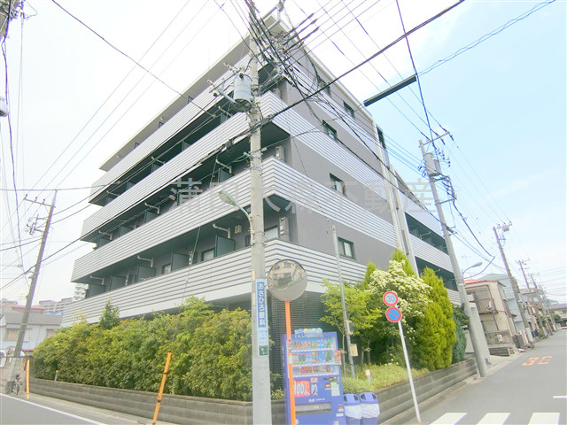 メイクスデザイン池上アジールコートの外観|2014年4月築　RC鉄筋コンクリート造地上5階建て1K～1LDK総戸数41戸の分譲賃貸マンション！東京都大田区池上3丁目　東急池上線池上駅徒歩7分、都営浅草線西馬込駅徒歩15分