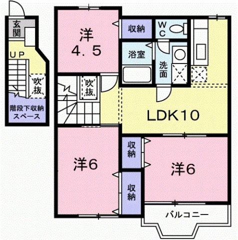 アレグラールⅡの間取り