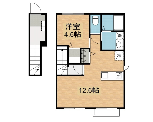 モンガータの間取り