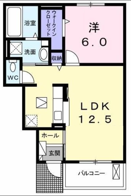 カーサ　アズールの間取り