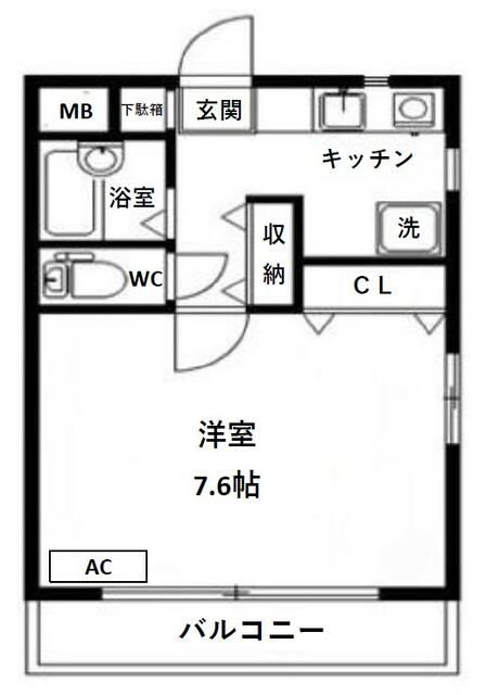 レキシントンマンション青柳Ⅰの間取り