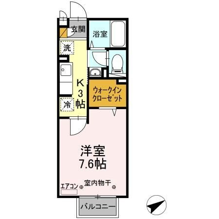 セジュールⅠの間取り