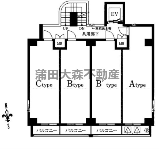 セジョリ蒲田イーストの区画図