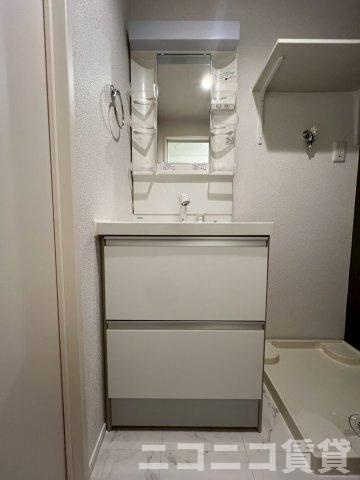 【独立洗面台】 | ハーモニーテラス栗原Ⅱ | 別号室イメージの為、現状を優先致します。