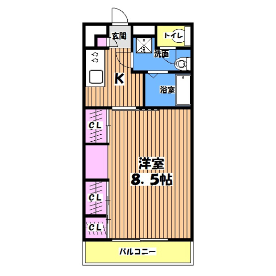 【間取り】 | リブリ・聖蹟 | ※反転タイプ