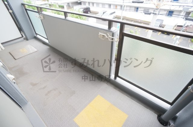 グリーンコートはるかのバルコニー