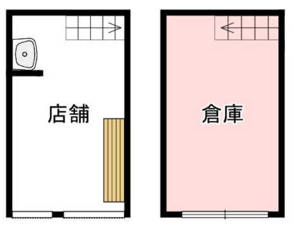 大阪市旭区森小路２丁目の店舗の間取り