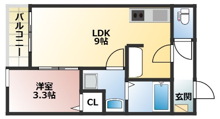 Loisir志賀本通の間取り