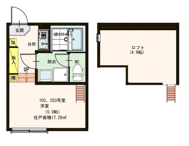 D コート西新井 の間取り