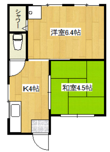 メゾン志賀の間取り|間取りです