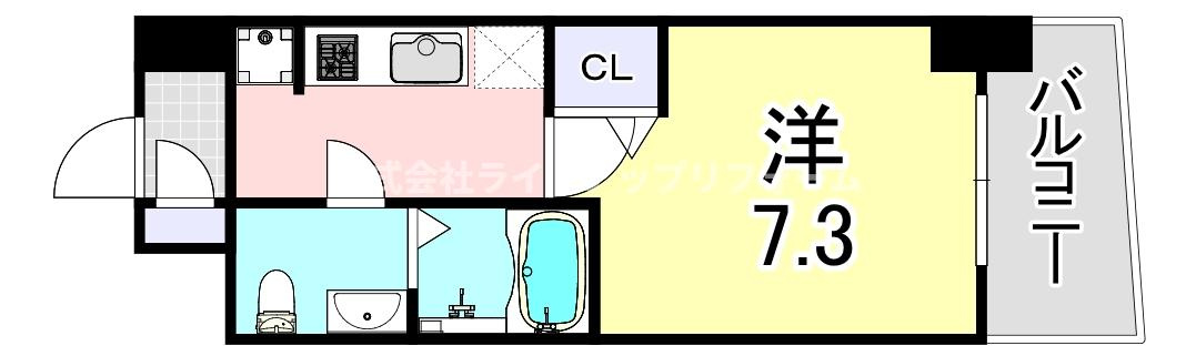 セレニテ神戸プリエの間取り