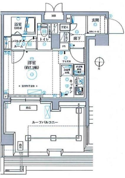 グランヴァン深川木場の間取り
