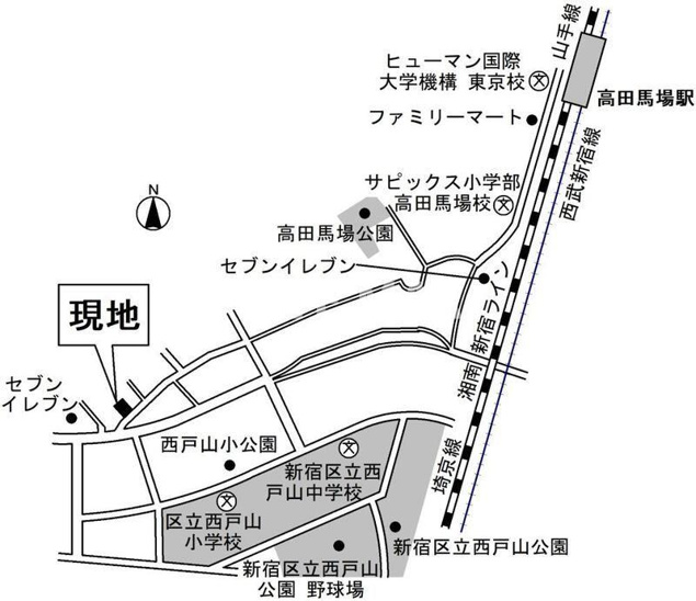 【地図】メゾン レリナ 