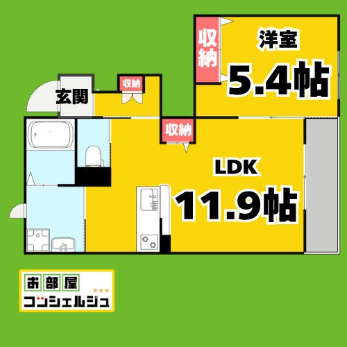 レジデンス鶴田の間取り