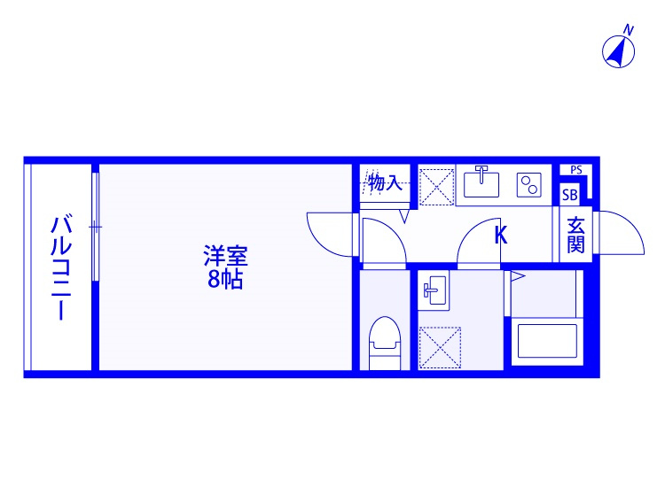エルシーク大宮の間取り