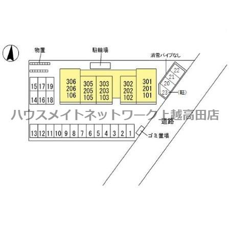 Ｓｋｙ Ｔｅｒｒａｃｅ石橋の区画図|配置図