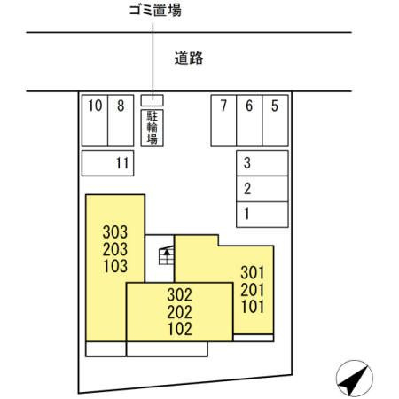 グランツⅠの区画図