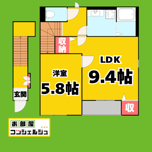 ボンヌール柳瀬の間取り