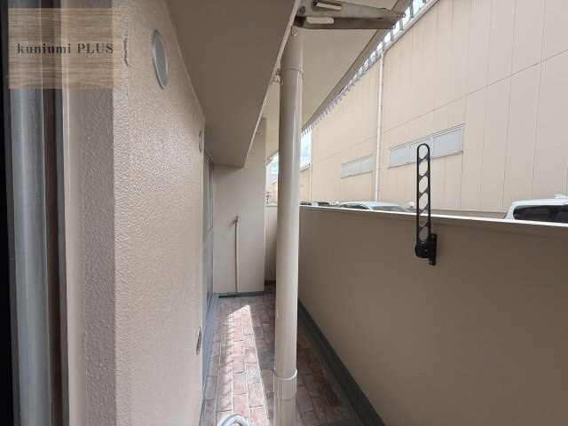 都島ロイヤルハイツのバルコニー