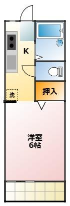 グリーンステージ中山 Bの間取り